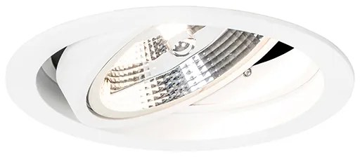 Okos, kerek, süllyesztett spotlámpa, fehér, állítható, Wifi GU10 111mm - Chuck 111