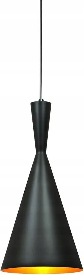 Mennyezeti Lámpa Függő Modern Loft Csillár E27 Fekete-Arany Modern