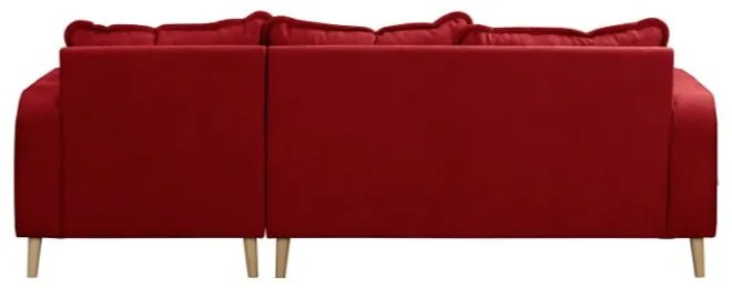 Piros sarokkanapé (jobb oldali) Beata – Ropez