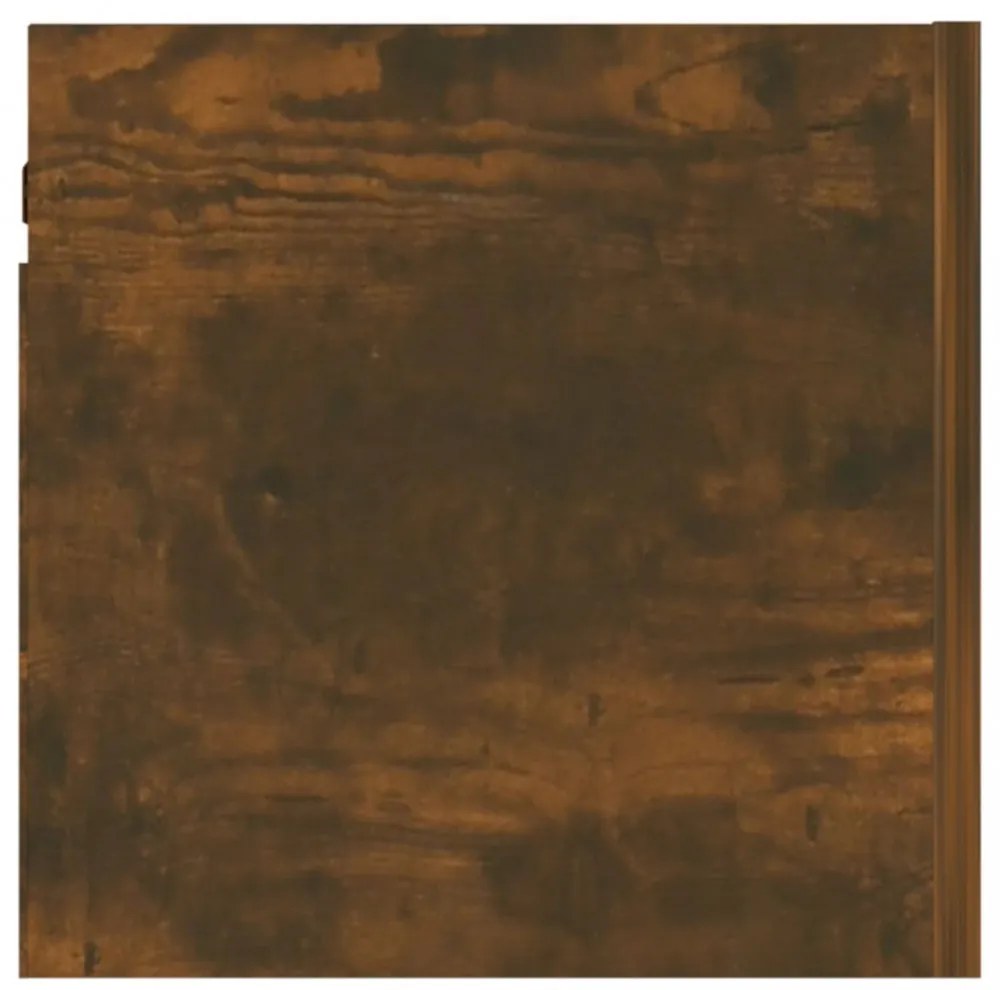4 db füstös tölgy színű fali TV-szekrény 30,5 x 30 x 30 cm