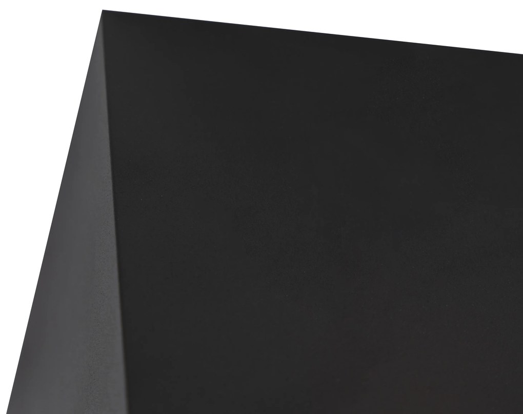 Design spotlámpa fekete négyzet alakú - Box