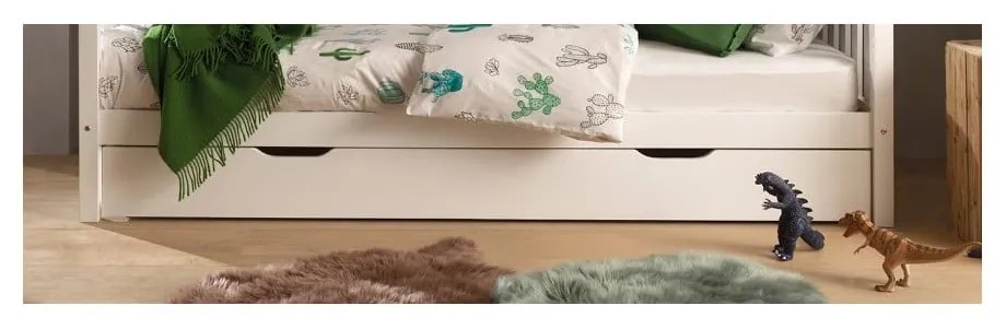 Fehér gyerekágy alatti fiók 90x190 cm Dallas – Vipack