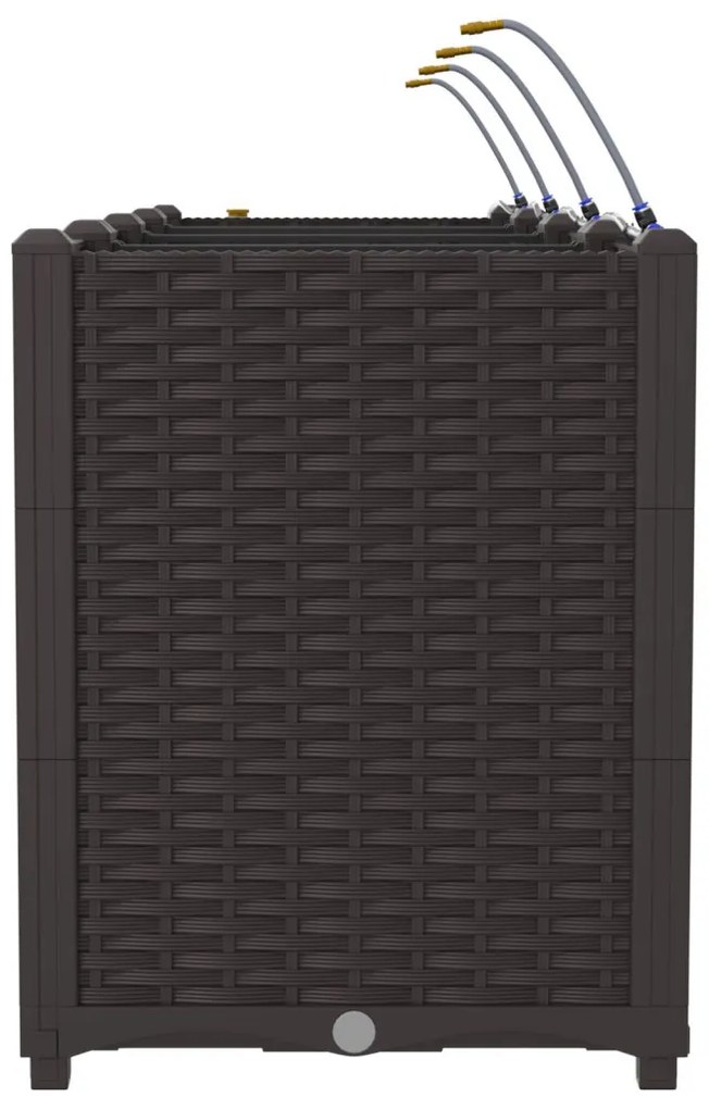 Kerti ültetők Barna 160 x 40 x 52 cm Acél