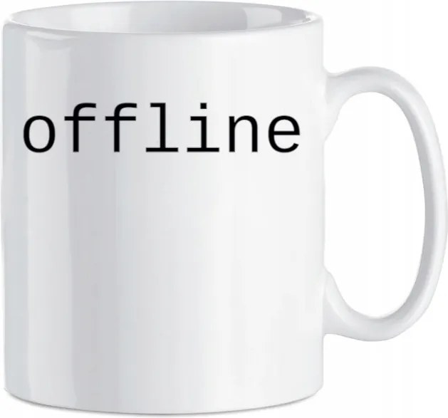 Ajándék bögre Offline felirattal 330 ml