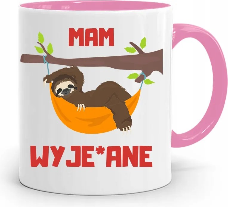 Rózsaszín Vicces Bögre Vicces Kivehető Nyomtatott Fényképpel