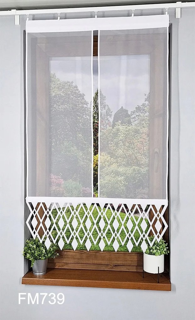 Modern kész panelfüggöny FM739 80 cm 95 cm