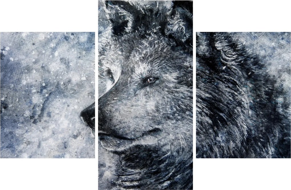 Kép - Farkas rajzfilm (90x60 cm)
