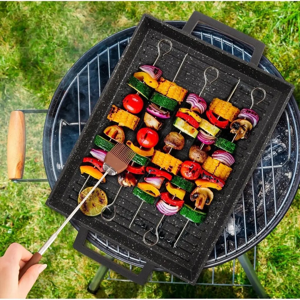 Orion GRANDE grillező lemez, 43 x 27 x 4 cm