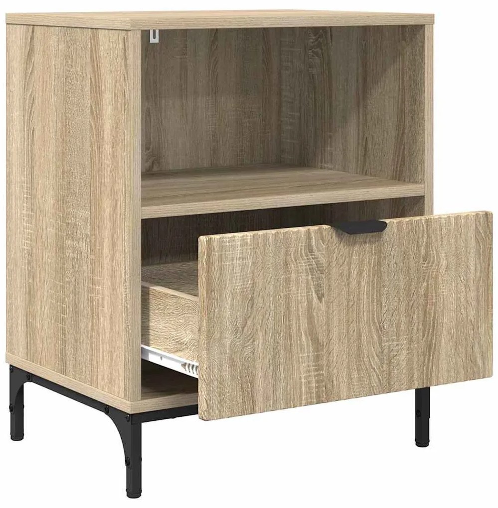Éjjeliszekrények 2 pcs sonoma tölgy 49 x 36 x 61 cm Faanyag