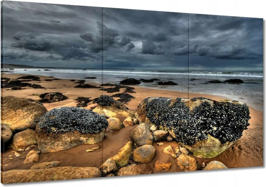 Vászonkép 120x80 Kő tengerpart Tenger