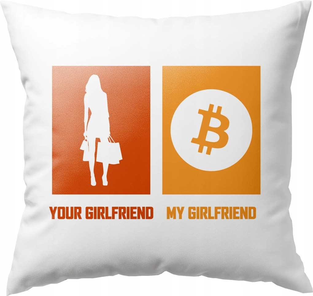 Párna Bitcoin Boom Exkluzív Párna Divat Befektetők Számára