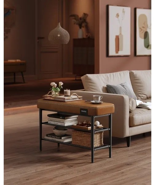 ANDOR cipőtároló barna/fekete