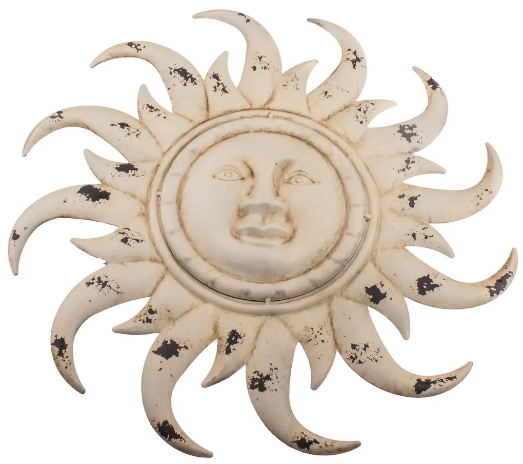 Fém fali dekoráció Nap, 50 x 50 x 3 cm