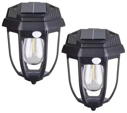 Kültéri napelemes indukciós fali lámpák Sunlight WW669-1W - 18W