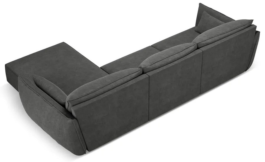 Szürke sarokkanapé (jobb oldali) Vanda – Mazzini Sofas