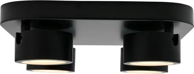 Nordlux modern LED mennyezeti lámpa clyde fekete nor2412256003