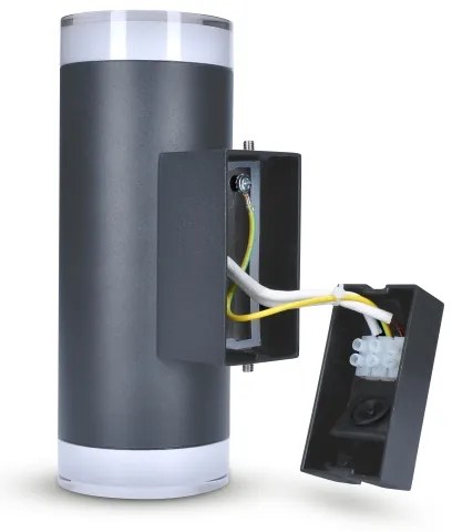Brilagi - Kültéri fali lámpa MATERA 2xGU10/30W/230V antracit IP54