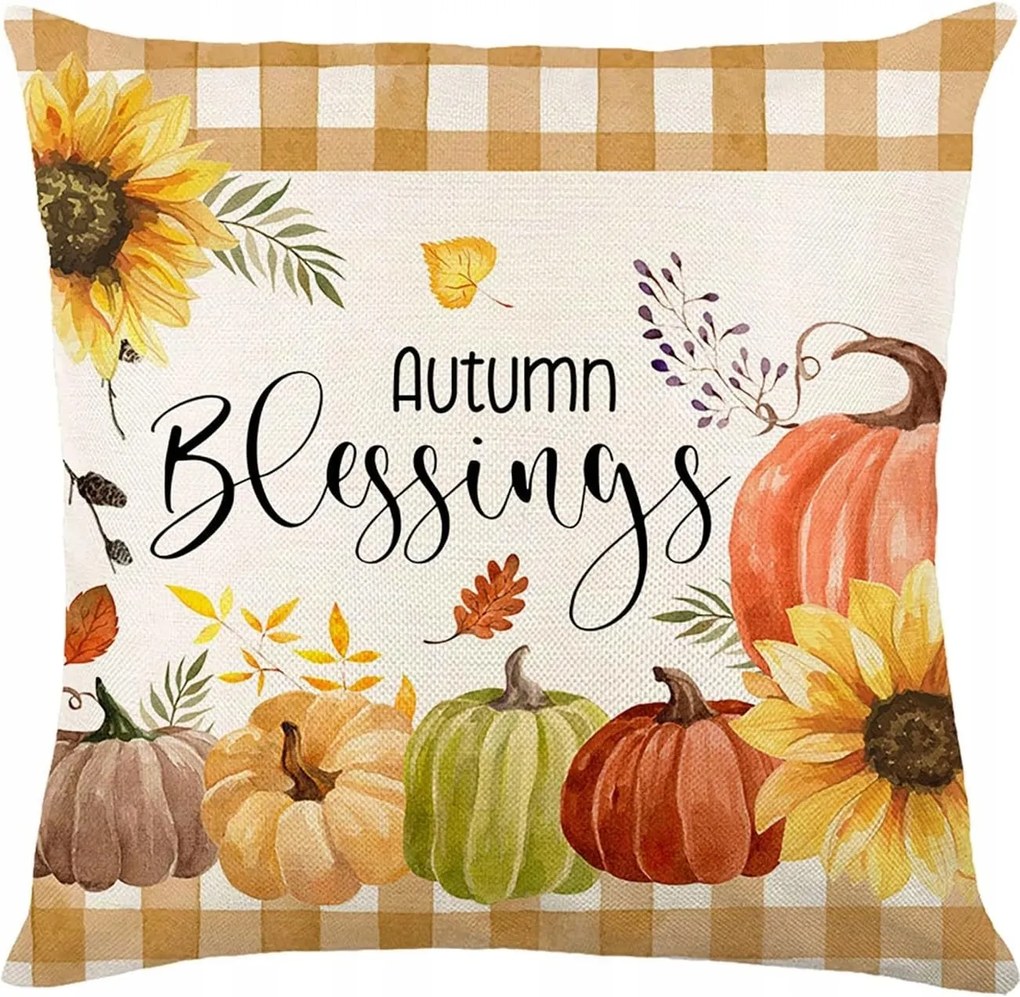 Párnahuzat 45x45cm 100% Len Dekoratív Kanapé