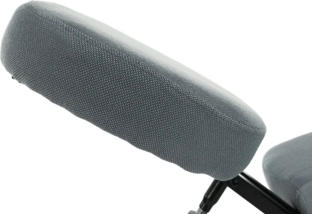 Ergonomikus zsámoly, világosszürke/fekete, KILIAN