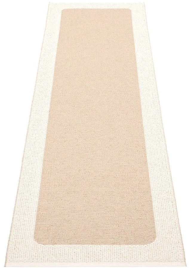 Bézs-krémszínű kültéri-beltéri futószőnyeg 70x240 cm Ilda Beige – Pappelina
