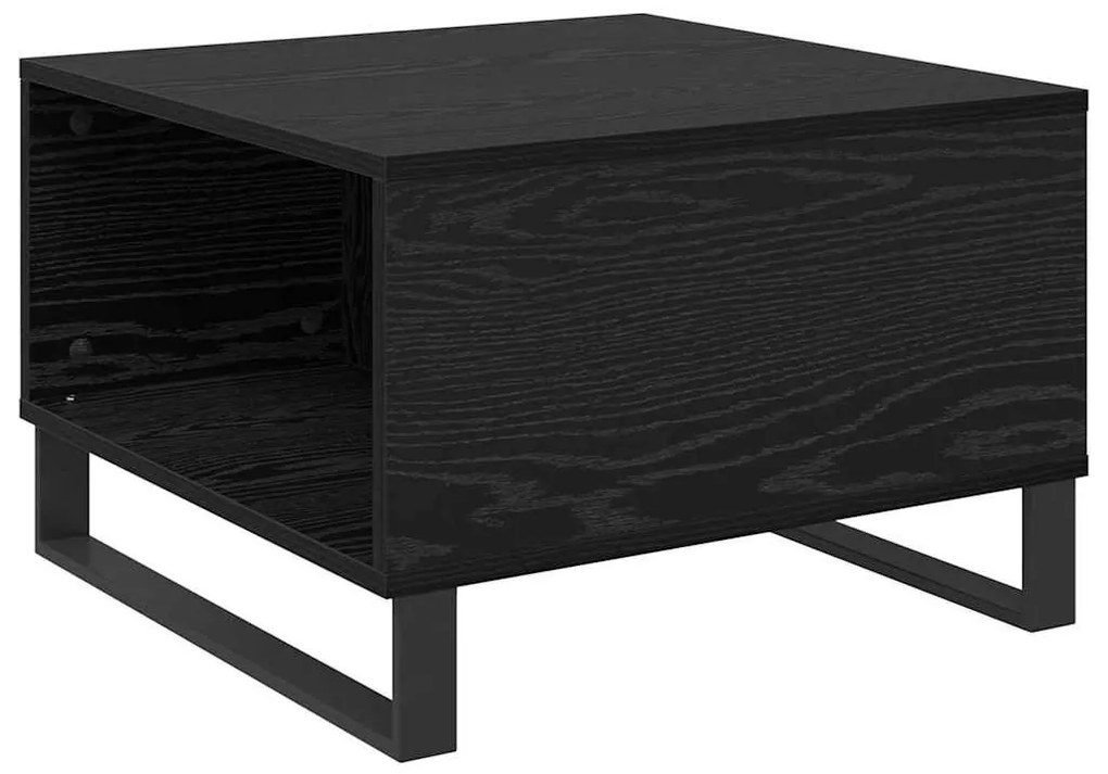 Dohányzóasztal fiókkal Musta tammi 55 x 55 x 36.5 cm Faanyag