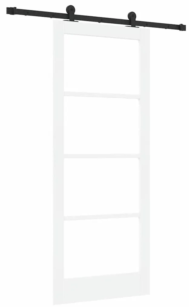 Csúszó Ajtó ORKDAL Fehér 83 x 202 cm Fa és fém