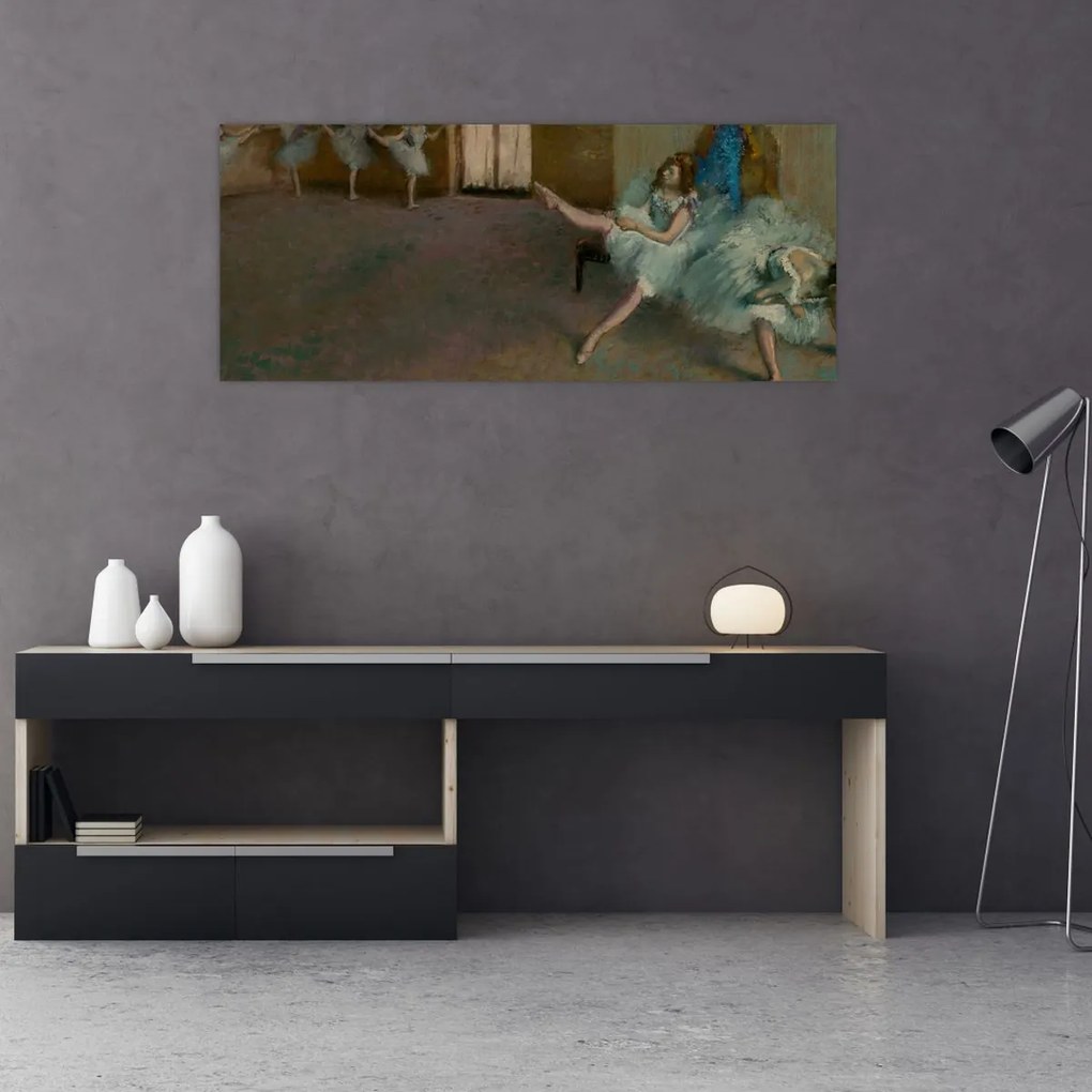 Kép - Edgar Degas, Before the Ballet, reprodukciók (120x50 cm)