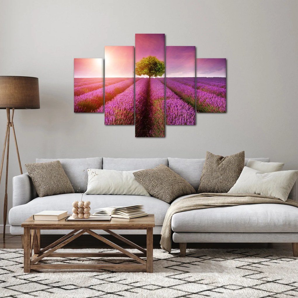 Levendula mező képe (150x105 cm)