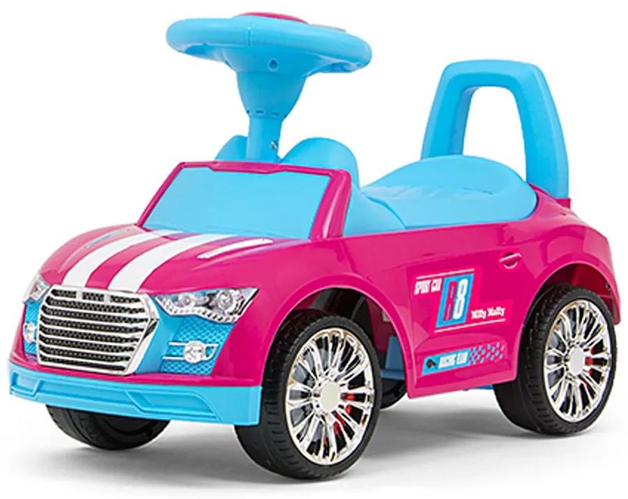 Gyerek futóbicikli Milly Mally Racer pink-blue A CSOMAGOLÁS SERULT