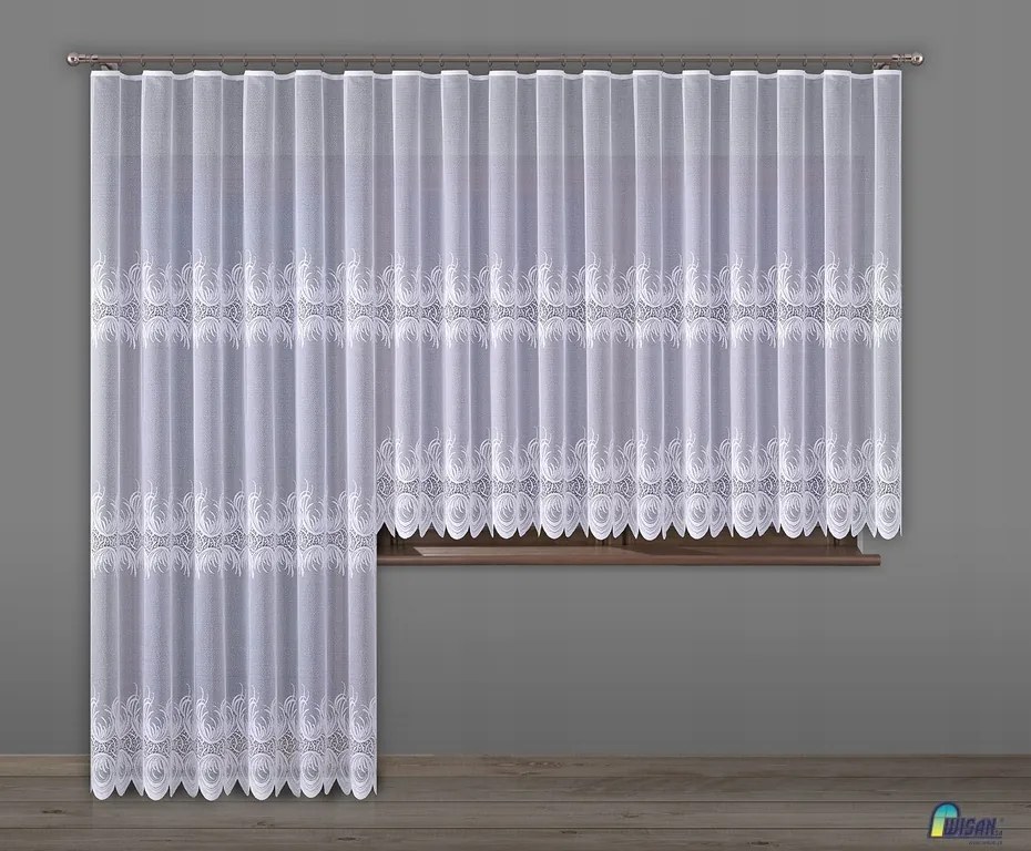 Mg Függöny 618/163 Fehér 110x270 készre szerelt K szalaggal