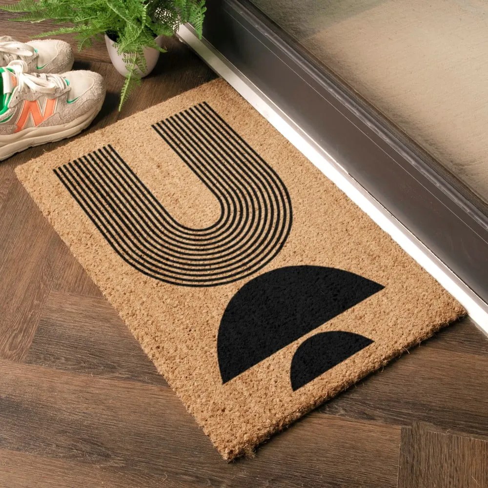 Kókuszrost lábtörlő 40x60 cm Half Moon – Artsy Doormats