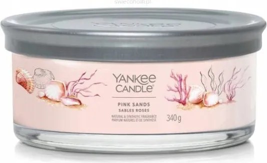Pink Sands Yankee Candle tumbler gyertya 5 kanóc