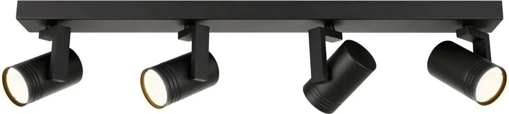 Italux Modern Spot lámpa Spiela Fekete ITXSPL-31993-4B-BK
