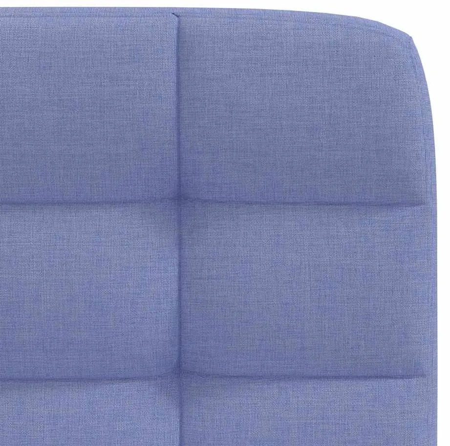 vidaXL étkezőszékek 2 db Jeans kék szövet