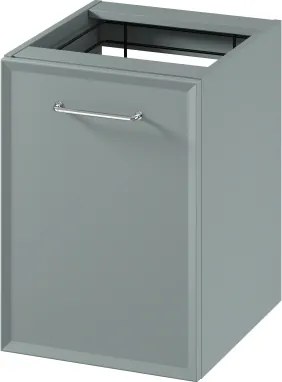 Cersanit S1022-010 - MILLE 40x45 cm falra szerelhető fürdőszobai szekrény szennyeskosárral, menta