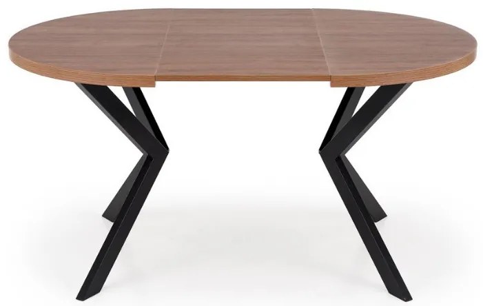 Peroni bővíthető étkezőasztal dió / fekete 100-250 cm