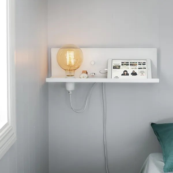 Markslöjd 106969 - Dimmelhető fali lámpa USB- vel MULTI 1xE27/60W/230V