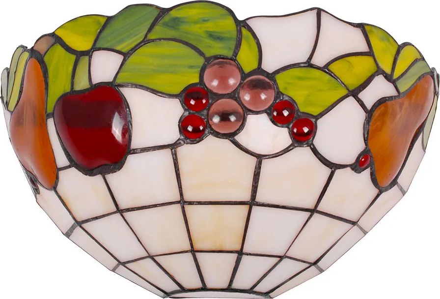 KAJA K-W12550 FRUIT Tiffany fali lámpa többszínű 1×E27 IP20