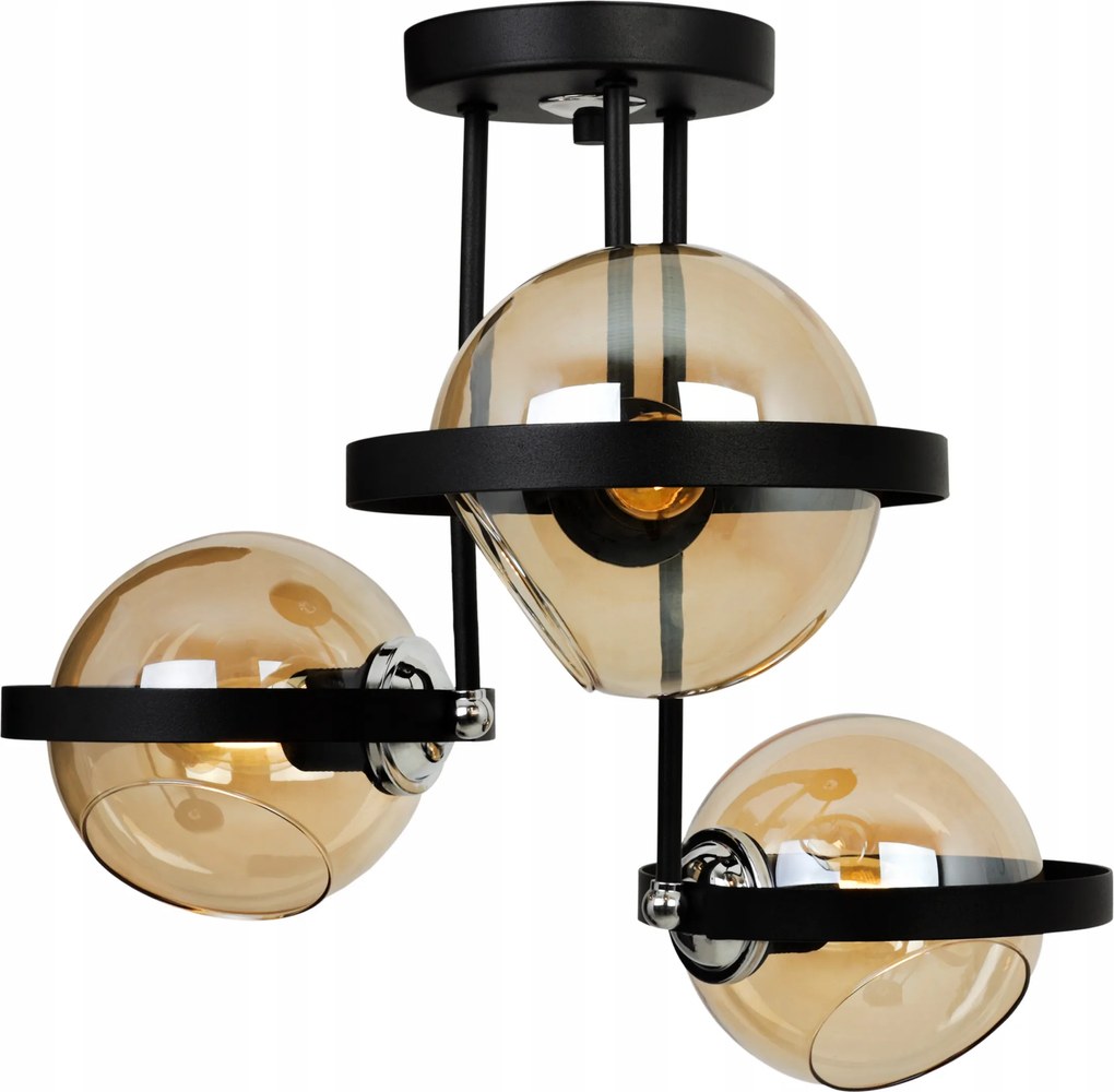 Mennyezeti Lámpa Lógó Hármas Üveg Csillár Méz Loft Gyűrű