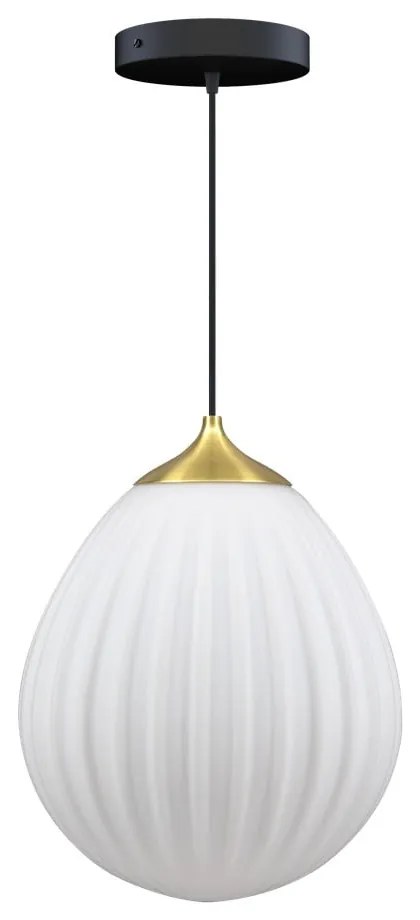 Fehér-aranyszínű lámpabúra ø 27 cm Around the World Medium – UMAGE