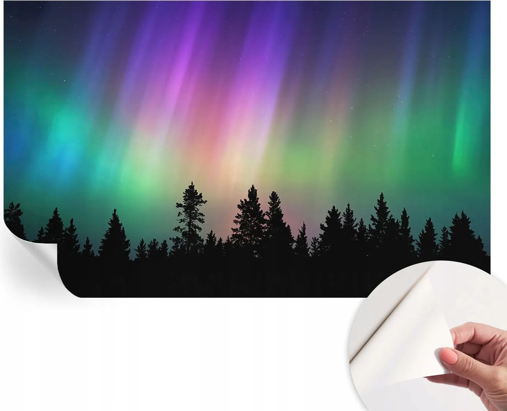 Öntapadós tapéta Divatos 3D fali ragasztóval Varázslatos égbolt 416x254 cm