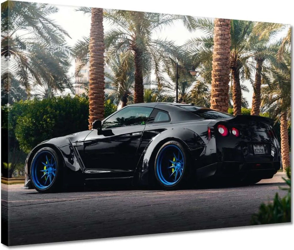 Vászonkép 40x30 Sportautó Black Gtr