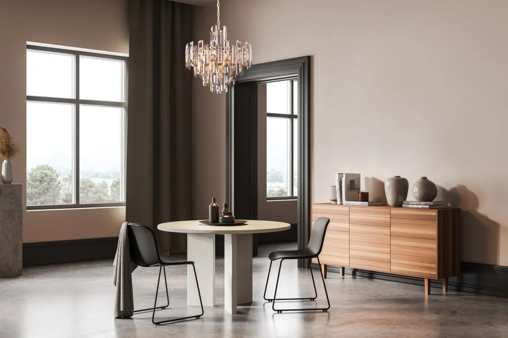 Maytoni glamour kristály függeszték flare arany mydia200pl-08g