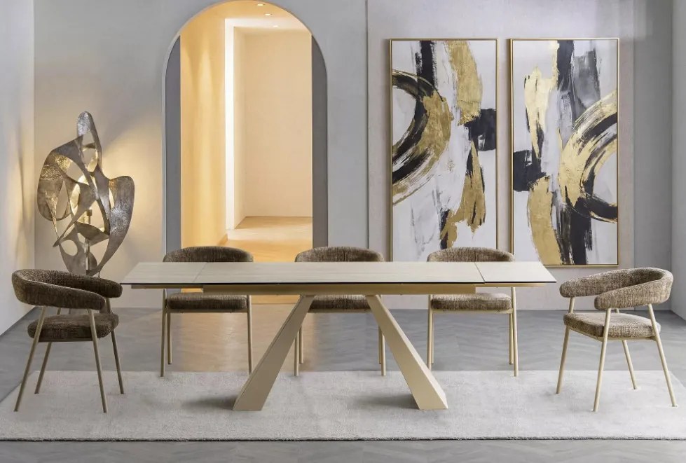 Katana karfás étkezőszék cappuccino/kasmír