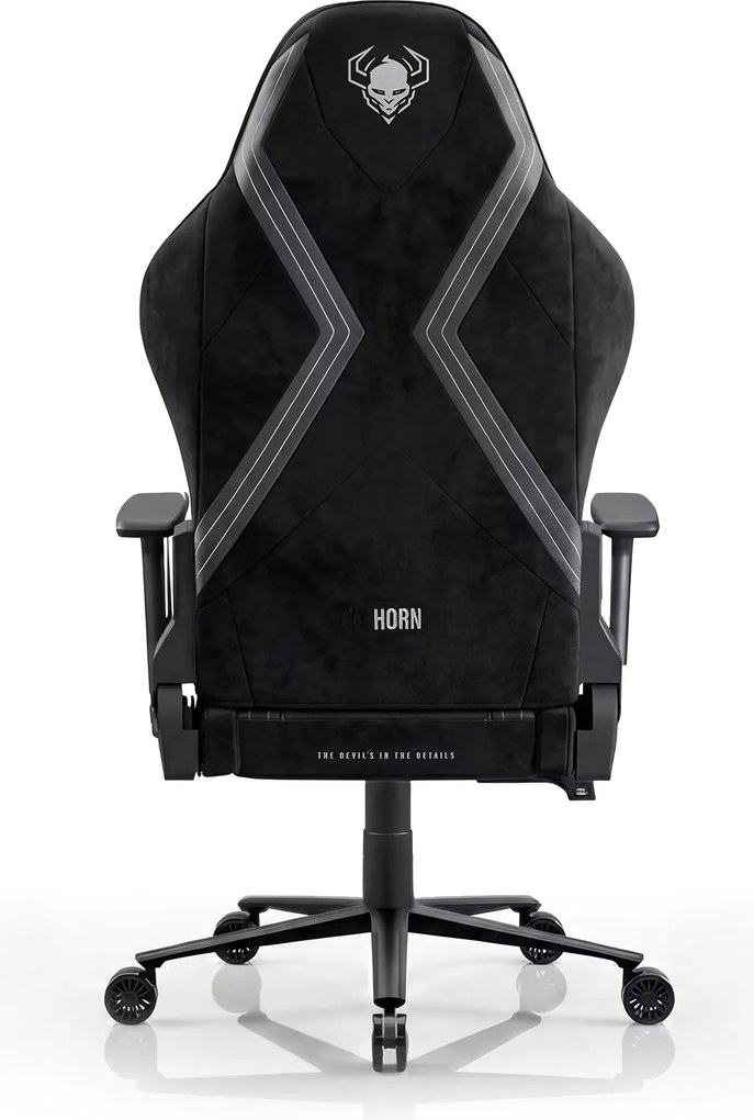 Gamer szék szövet fekete Normal Size: Diablo X-Horn 2.0 Burned Black