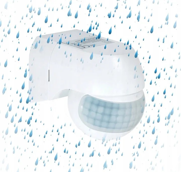 Led mozgásérzékelő Pir Fali Alkonyat IP44 800W Kültéri Infravörös