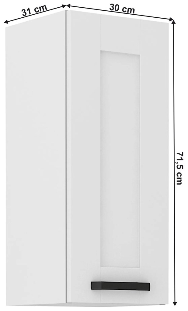 Felsőszekrény  Lesana 1 (fehér) 30 G-72 1F . 1063904