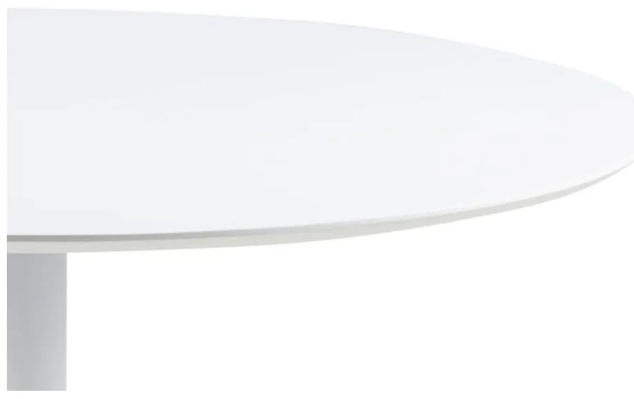Ibiza fehér kerek étkezőasztal, ⌀ 110 cm - Actona