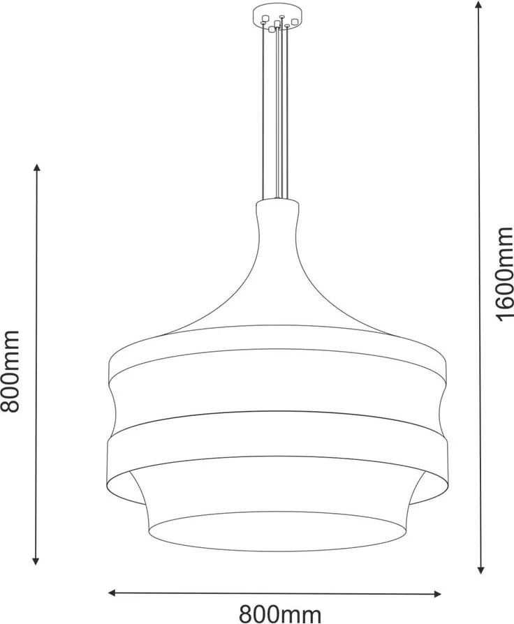 Függeszték Fekete AMPLEX 5030