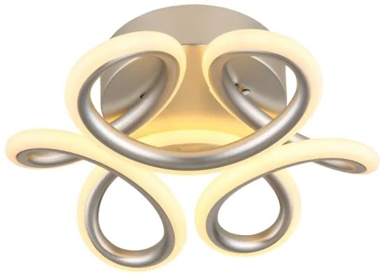 Globo 67386-24S - LED mennyezeti lámpa MELISAND 24W/230V, 26 cm matt króm